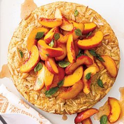 Peach and Basil Shortcake recipe