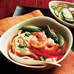 Spicy Shrimp Noodle Bowl recipe