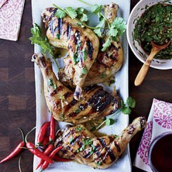 Thai Chicken with Hot-Sour-Salty-Sweet Sauce recipe