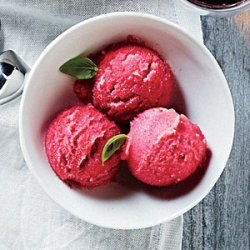 Cherry-Grapefruit Basil Sorbet recipe