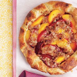 Peach and Plum Crostada recipe