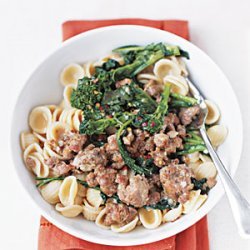 Pasta with Broccoli Rabe and Sausage recipe