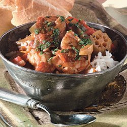 Shrimp-Andouille Creole recipe