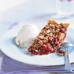 Pear-Cranberry Pie with Oatmeal Streusel recipe