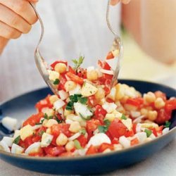 Chickpea and Tomato Salad recipe