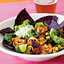 Southwestern-Style Shrimp Taco Salad recipe