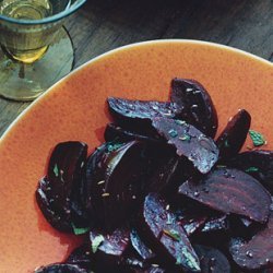 Roasted Beets with Cumin and Mint recipe