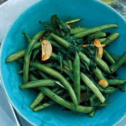 Green Beans and Arugula recipe