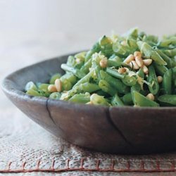 Green Beans with Lemon and Pine Nuts recipe