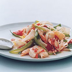 Seafood Salad with Fennel and Green Beans recipe