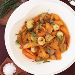Honey-Glazed Carrots and Shallots recipe