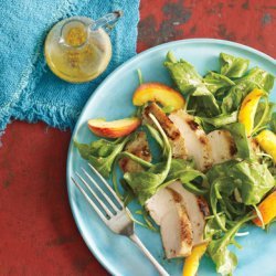 Grilled Chicken and Peach Salad recipe