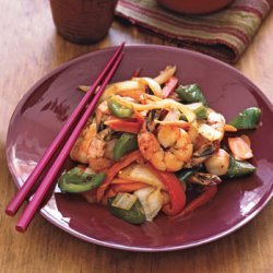 Spicy Shrimp and Vegetable Stir-Fry recipe