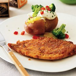 Whole Wheat-Crusted Chicken Breast Cutlets recipe