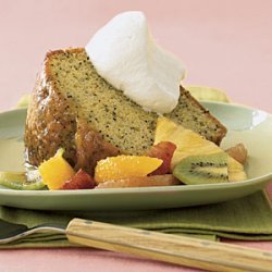 Orange Poppy Seed Butter Cake with Citrus Salad recipe