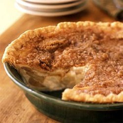 Warm Apple-Buttermilk Custard Pie recipe