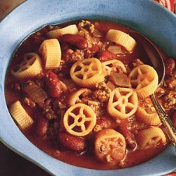 Wagon Wheel Beef Soup recipe