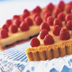 Red-Gold Raspberry White Chocolate Tart recipe