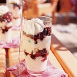 Vanilla Berry Parfaits with Meringue Cookies recipe