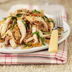 Asian Chicken and Fried Rice recipe