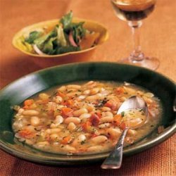 Tuscan White Bean Soup with Prosciutto recipe