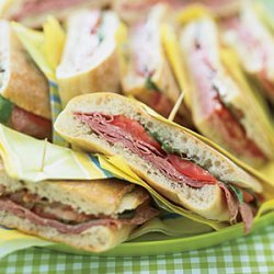 Pressed Mediterranean Sandwiches recipe
