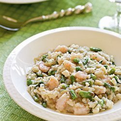 Greek Shrimp and Asparagus Risotto recipe