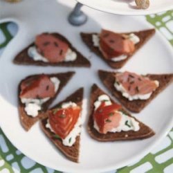 Chilled Salmon Appetizers recipe