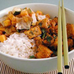 Vegetable Tagine with Baked Tempeh recipe