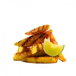 Chili-Dusted Grilled Mango and Pineapple recipe