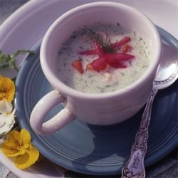 Cool as a Cucumber Soup with Shrimp recipe