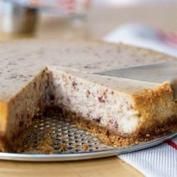 Cranberry-Speckled White Chocolate Cheesecake recipe