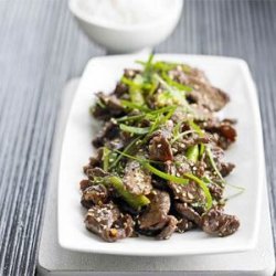 Sizzling Korean-Style Beef with Sesame Seeds recipe