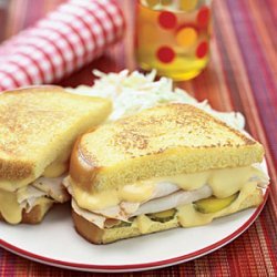 Grilled Cheese, Turkey and Pickle recipe
