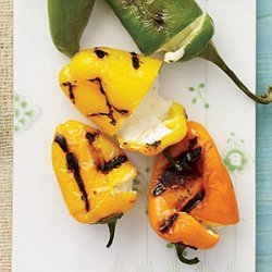 Cheese-Stuffed Grilled Peppers recipe