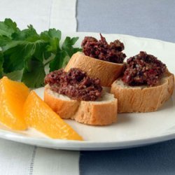 Croutons with Orange and Fennel Tapenade recipe