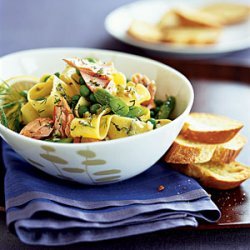 Pappardelle With Asparagus and Salmon recipe