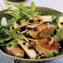 Chicken Salad with Zucchini, Lemon and Pine Nuts recipe