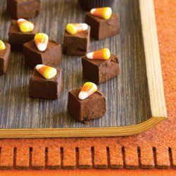 Chocolate Candy Corn Truffles recipe