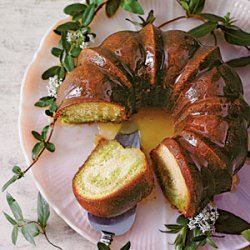 Green Tea-Honeysuckle Cake recipe