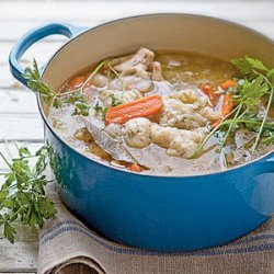 Chicken-and-Vegetable Soup with Herb Dumplings recipe