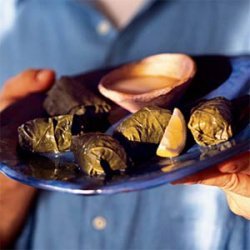 Meat, Bulgur, and Rice Dolmades recipe