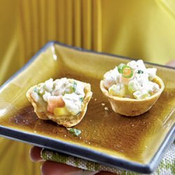 Corn Cups with Salsa Shrimp Salad recipe