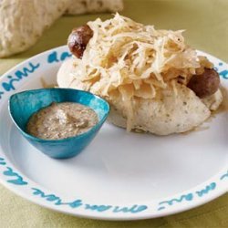 Barnum Bratwurst Bread with Choucroute Tumble recipe