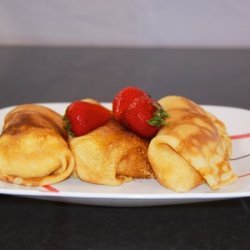 Crepes with Scrambled Eggs recipe