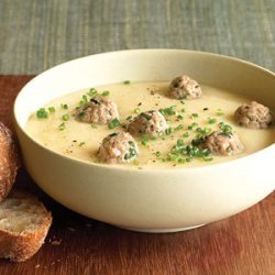 Root Vegetable Soup with Meatballs recipe