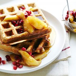 Whole-Wheat Waffles with Spiced Fall Fruit recipe