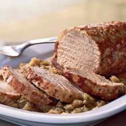 Lombo di Maiale Coi Porri (Pan-Roasted Pork Loin with Leeks) recipe