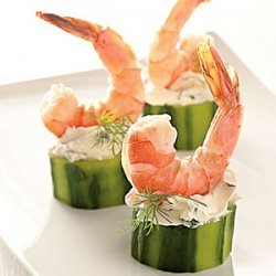 Shrimp in Cucumber Cups recipe
