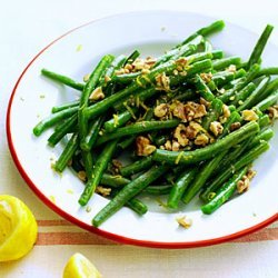 Green Beans with Lemon and Walnuts recipe
